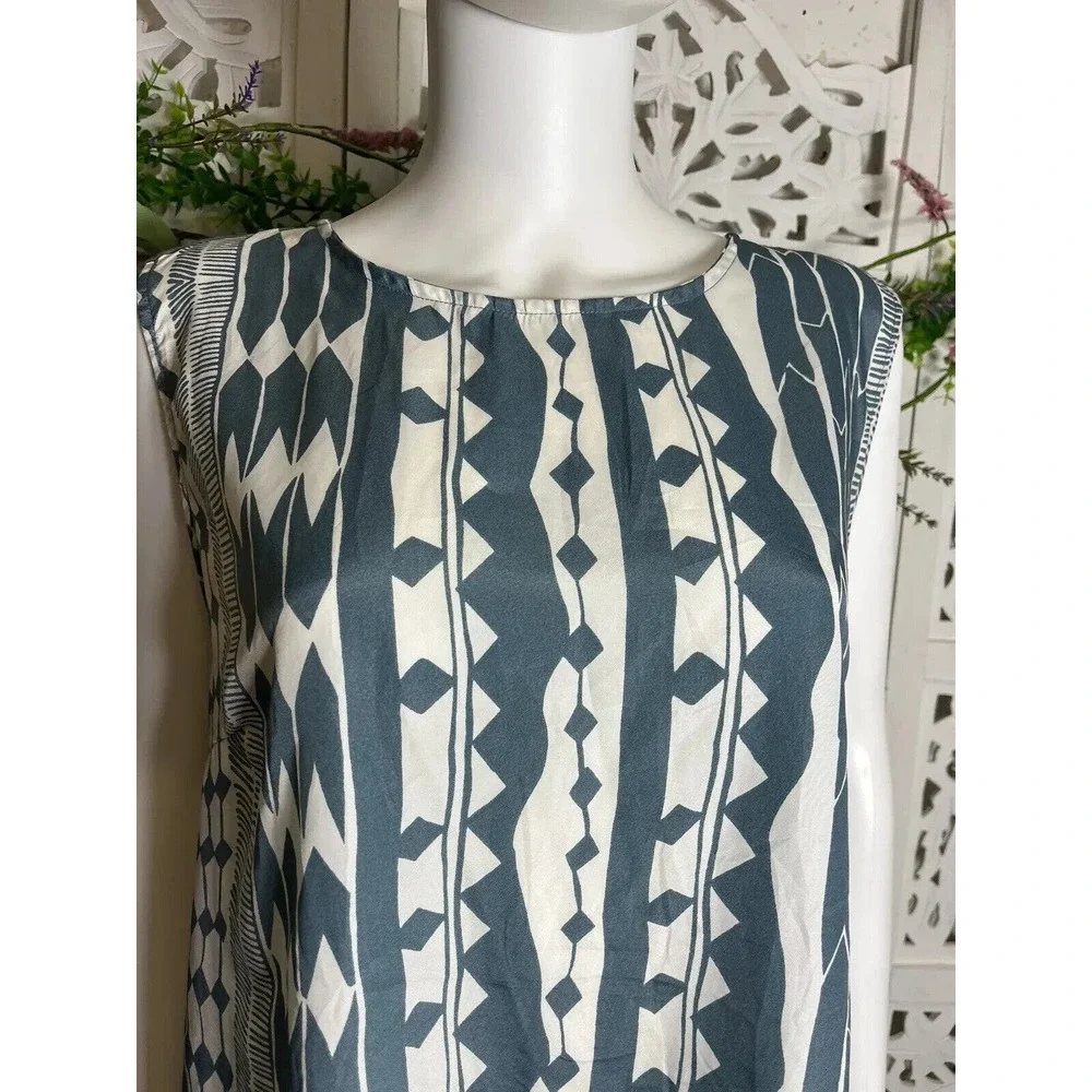 Anthropologie Dolan Women’s Astoria Twist Back Aztec Sleeveless Top Size XL - Picture 5 of 11